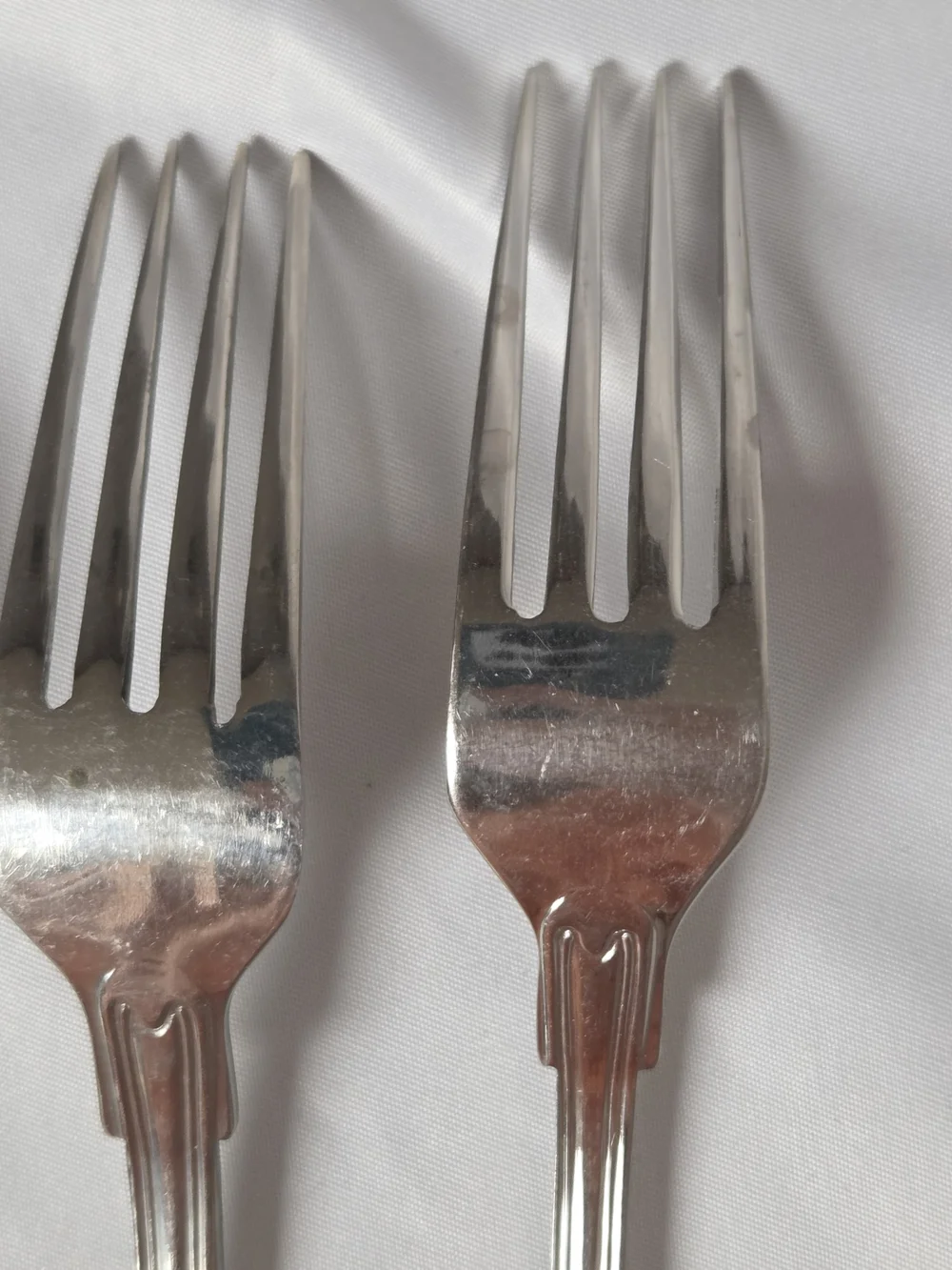 Lot Of 5 Christofle Chinon Silver Plate Silverplated Table Dinner Forks